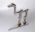 Abstract Stainless Steel Dinosaur Sculpture For Sale - Image 9 of 9