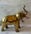 Large Vintage Solid Brass Elephant For Sale - Image 4 of 12
