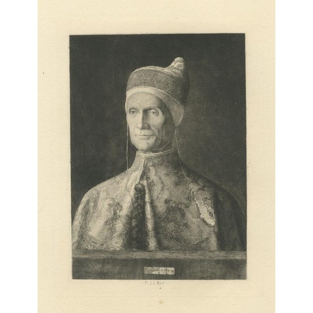 Paul Le Rat, Doge Leonardo Loredan, 1880, Etching For Sale - Image 9 of 9
