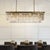 Aloadecor 12-Light Modern Gold Fringe Crystal Chandelier for Dining Room With Crystal Accents For Sale In Houston - Image 6 of 7