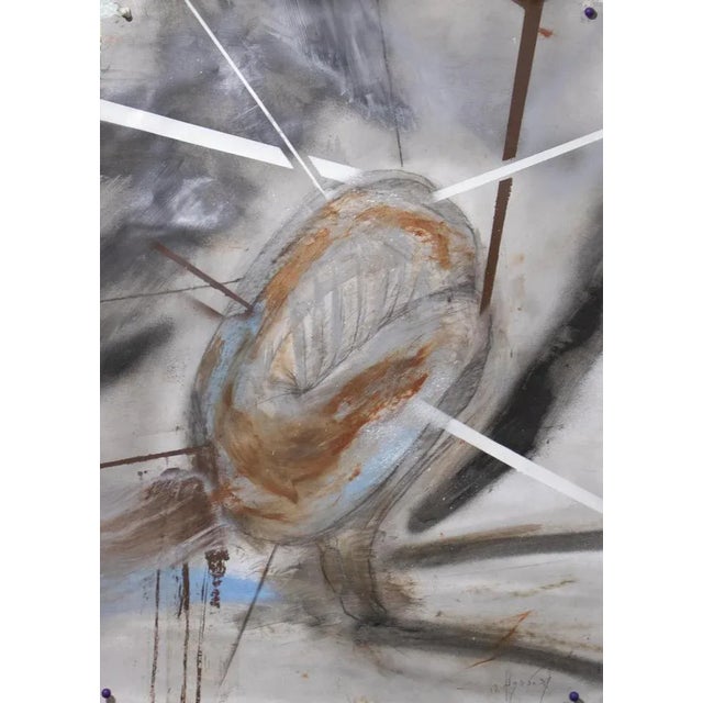 Early 21st Century Irakli (Akuna) Kavtaradze, If You See, You Can Sensum, 2021, Mixed Media on Paper For Sale - Image 5 of 5