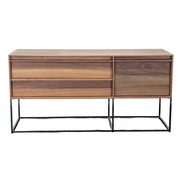 Blu Dot Rule 1-Door/2-Drawer Console For Sale