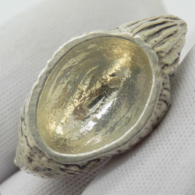 Metal Vintage Italian Silver 800 Swan Miniature Figurine, 1960s For Sale - Image 7 of 12