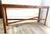 1970s Gabriella Crespi Style Pencil Reed Console Table With New Glass For Sale - Image 12 of 12