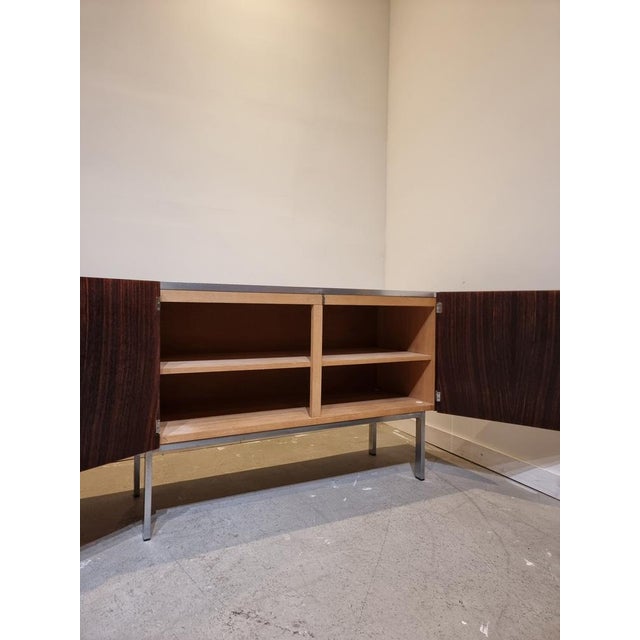 Sideboard with Travertine Top attributed to Etienne Fermigier, France, 1961 For Sale - Image 4 of 17