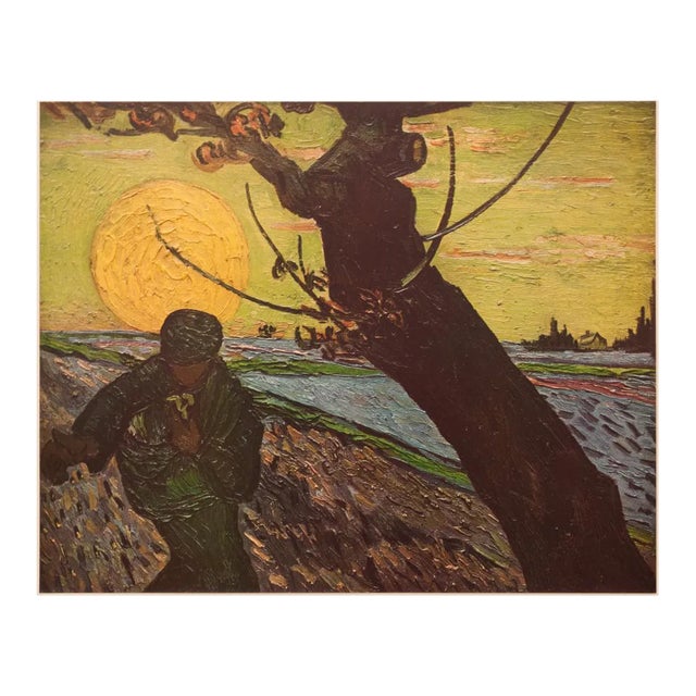 1954 After Vincent Van Gogh, "The Sower" First Edition Vintage Print For Sale