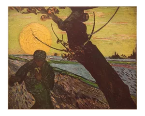 1954 After Vincent Van Gogh, "The Sower" First Edition Vintage Print