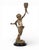 Late 20th Century Large Cherub Putti Bronze Candlestick by Decorative Crafts Inc Hand Crafted Imports For Sale - Image 10 of 12