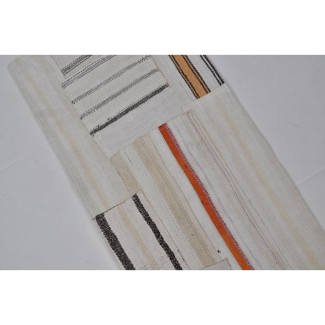 Vintage Handwoven Hemp Kilim Runner For Sale In Phoenix - Image 6 of 10