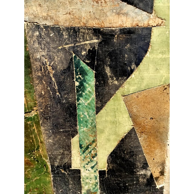 1990s Postmodern Jacques Lamy Fresco Fragment Collage For Sale - Image 5 of 7
