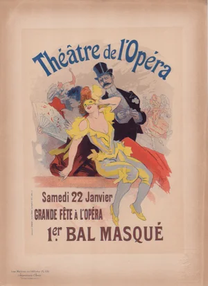 J. Chéret, Théâtre de l'Opéra from Les Maîtres de L'Affiche, 1898, Original Lithograph