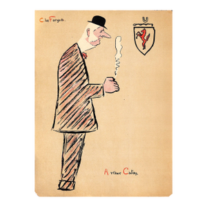 Mid 20th Century Arthur Caton by Carlo De Fornaro Reproduction