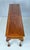 Vintage Baker Furniture Chippendale 5-Leg Burl Walnut & Mahogany Console Table For Sale - Image 14 of 16