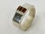 Mid-Century Modern Mid-Century Modern Finnish Sterling Silver and Tiger Eye Bangle Bracelet by Raimo Keskinen for Lahti, 1970s For Sale - Image 3 of 11