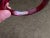 Miriam Salat Wine Red Translucent Resin and Sterling Silver Summer Bangle For Sale - Image 16 of 18