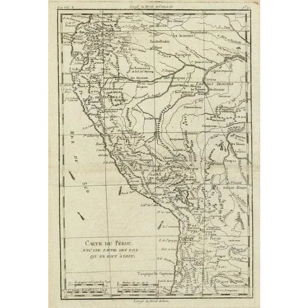 Map of the Western Coast of South America, 1780 For Sale - Image 3 of 5