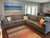 Authentic Restoration Hardware Cloud Slope Arm Modular Sectional upholstered in a soft gray linen blend. This highly...