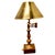 French Adjustable Brass Desk Lamp, 1960 For Sale - Image 6 of 6