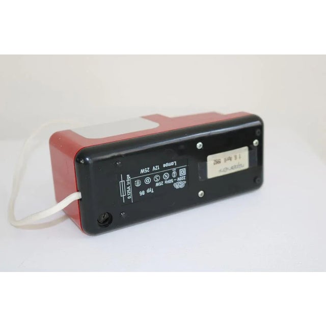 Red Solis Telescopic Spot Intensive Lamp, Switzerland, 1970s For Sale - Image 8 of 9