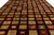 Textile Modern Geometric Grid Hand-Knotted Wool Area Rug in Deep Burgundy & Earth Tones For Sale - Image 7 of 12
