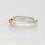 70s Ilias Lalaounis Ring Sapphire Stacking Band Sterling Silver 18k Gold Signed, Size 5 For Sale - Image 4 of 7