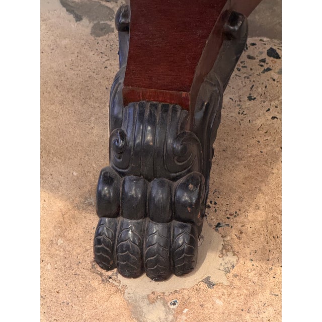 Wood 19th Century Regency Mahogany Center Table For Sale - Image 7 of 8