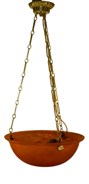 French Art Deco Lamp by Jean Daum for Daum, 1920