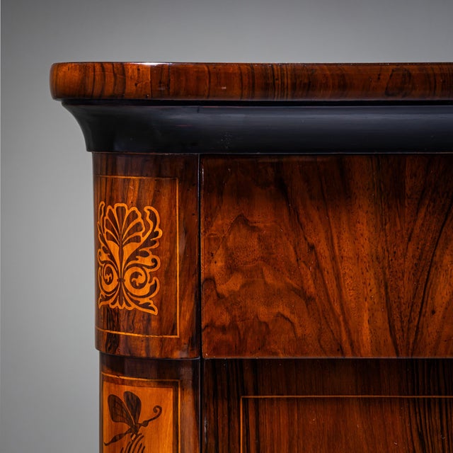 Biedermeier Marquetry Chest of Drawers, Italy, 19th Century For Sale - Image 12 of 14