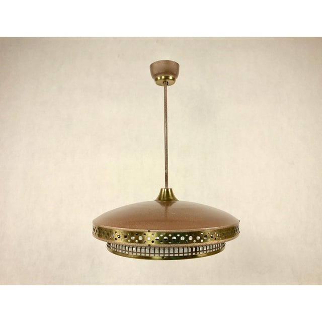 Space Age Ufo Pendant Lamp by Ludib Bratislava, 1950s For Sale - Image 12 of 15