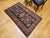Persian Vintage Persian Kurdish Area Rug, Handwoven Geometric Pattern, Navy & Tan, 3’ X 5’ For Sale - Image 3 of 12