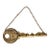 Vintage Brass Oversized Sculptural Key Holder For Sale