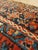 Vintage Persian Karaja Rug, Handmade Wool Oriental Rug, Rust, Ivory, Light Blue For Sale - Image 9 of 18