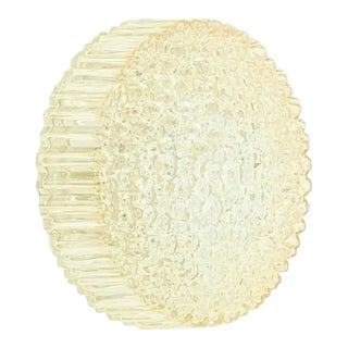 Mid-Century Amber Bubble Glass Wall Light/Sconce by Helena Tynell for Limburg, Germany, 1970s For Sale