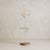 Vintage Italian Postmodern Floor Lamp with Fabric Shades + Stone Base For Sale - Image 4 of 11