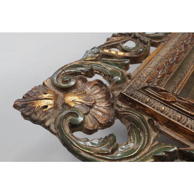 Plastic 20th Century Baroque Mirror in Resin, Belgium, 1970s For Sale - Image 7 of 11