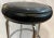 1970s Vintage Black Vinyl Seat & Chrome Base Bar Stool For Sale - Image 4 of 7