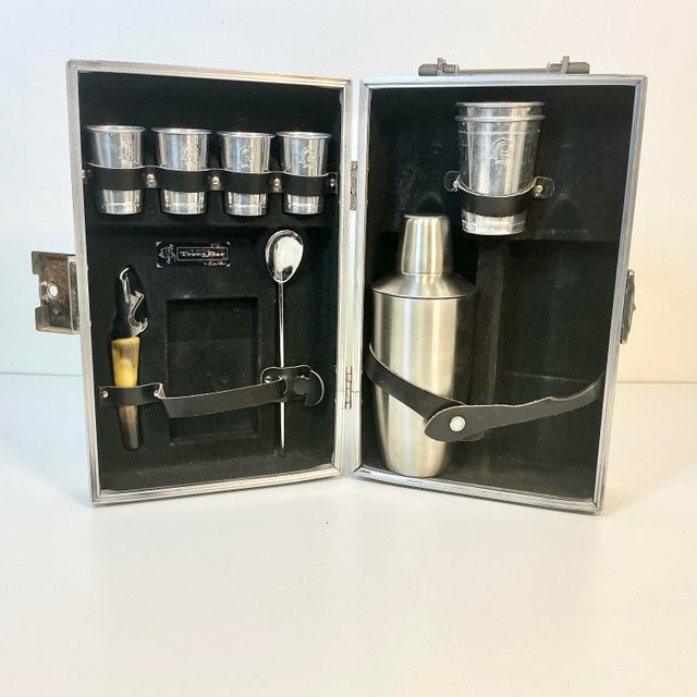 Mid-Century Modern 1960s Mid-Century Boho Chic Americana Original Travel Bar by Ever Wear For Sale - Image 3 of 14