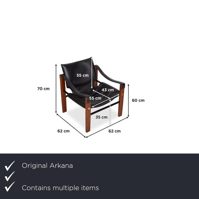 The Safari Chairs by Maurice Burke for Arkana are classics of British seating history and still embody the unmistakable...