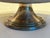 1950s Mid-Century Crescent Silver-Plated & Glass Pedestal Serving Bowl - 2 Pieces For Sale - Image 9 of 12