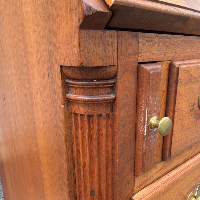 Antique Walnut Chippendale Slant-Front Desk, Shenandoah Valley of Virginia, Circa 1770 For Sale - Image 4 of 18