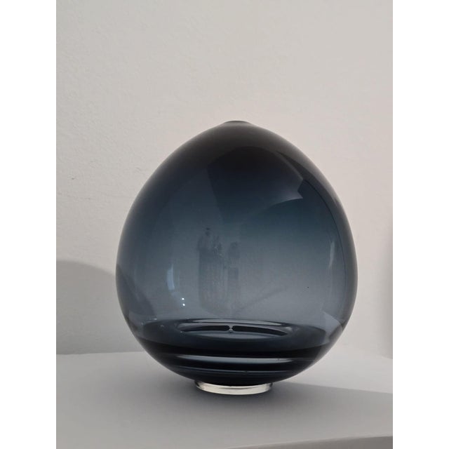 1990s Murano Sommerso Glass Orb Sculpture by Paolo Crepax, Italy, 1980s-1990s For Sale - Image 5 of 5