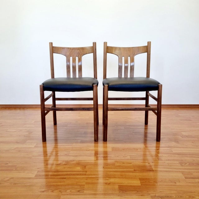 Wood Mid-Century Modern Scandinavian Dining Chairs, 1960s, Set of 4 For Sale - Image 7 of 12