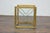 Midcentury Italian Gilt Metal Cocktail Table - Glass Top and Star Stretcher For Sale - Image 12 of 12