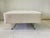 Plastic Large Boucle Clad Ottoman in the Style of Kagan, Lucite Legs For Sale - Image 7 of 18