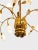 Mid-Century Modern Italian Brass and Metal Pendant Lamp by Angelo Lelii, 1950s For Sale - Image 3 of 9