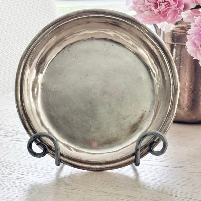 Antique Rare Silver Plate Platter Carlton Tower Hotel London For Sale - Image 10 of 10
