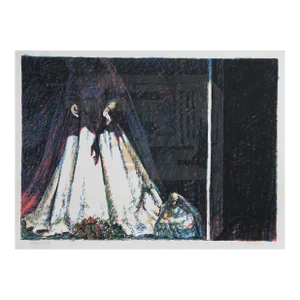 Bride, John Hardy Lithograph