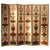 19th Century Italian Six-Panel Painted Wood Folding Screen in Gilt Bronze Frame For Sale - Image 16 of 16