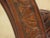 Lion Carved Mahogany Round Center Table With Glass Top For Sale - Image 9 of 9
