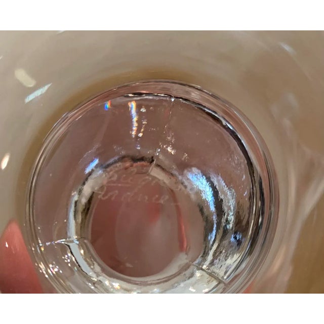 Glass Late 20th Century Lalique Dolphin Catch All For Sale - Image 7 of 8